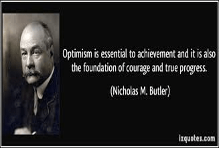 The Importance of Optimism