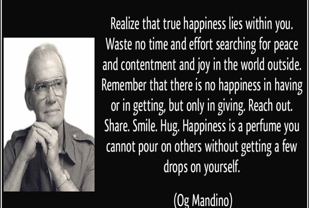 Happiness Lies Within